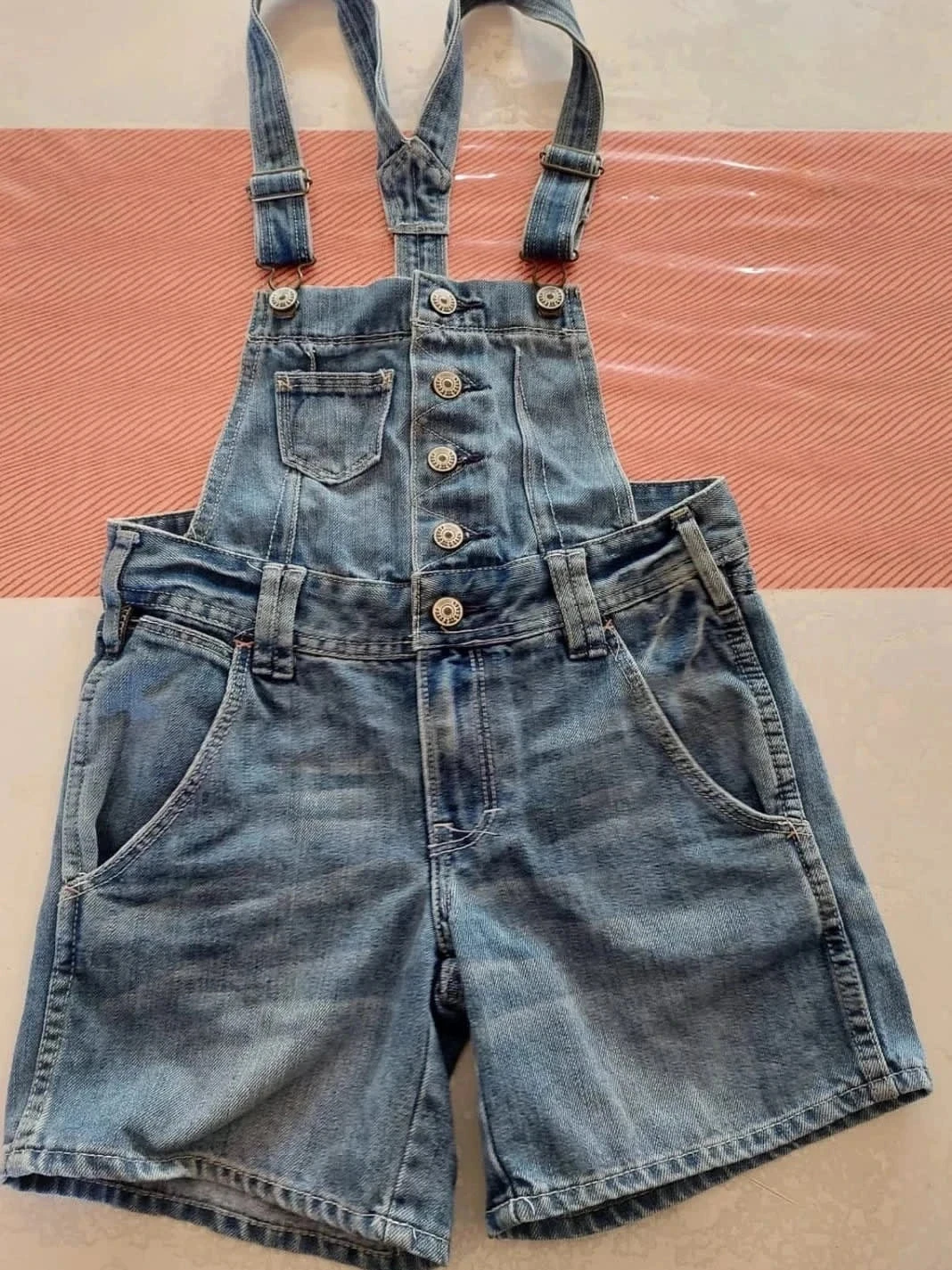 Salopette short jean H&M 10/11ans